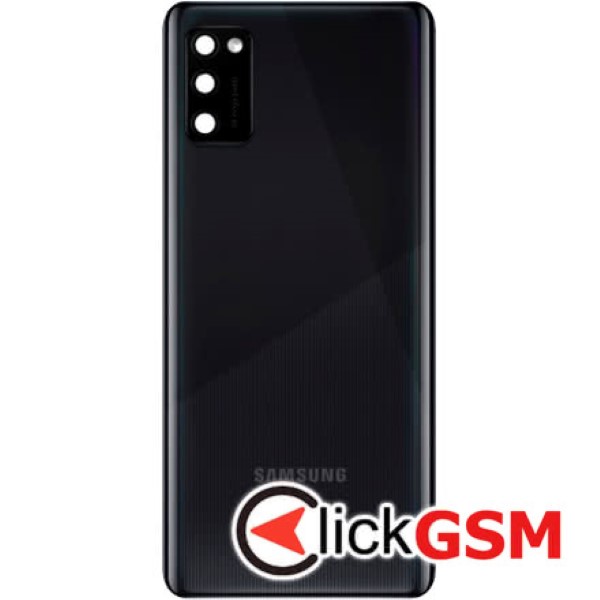 Capac Spate cu Geam Blit Negru Samsung Galaxy A41 1w62