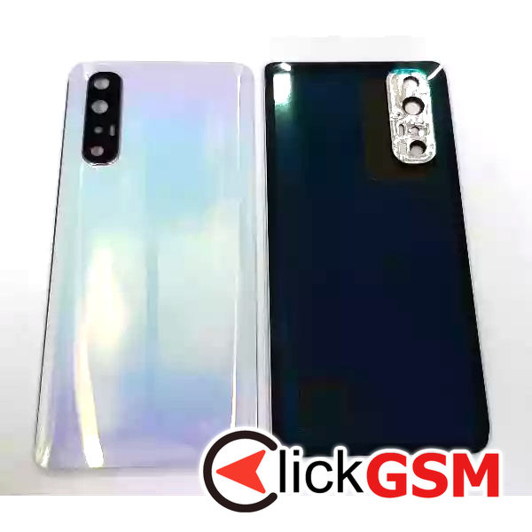 Piesa Capac Spate Cu Geam Camera Alb Oppo Find X2 Neo 2qhs