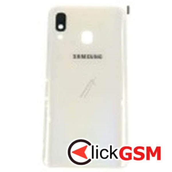 Piesa Capac Spate Cu Geam Camera Alb Samsung Galaxy A40 7f4