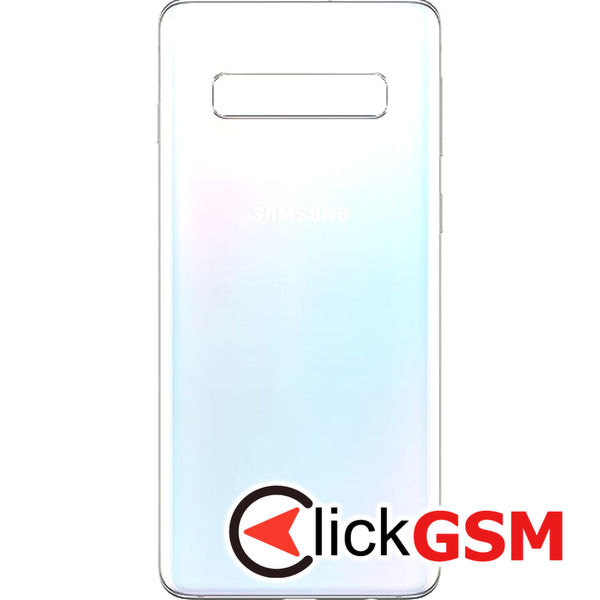 Piesa Capac Spate Cu Geam Camera Alb Samsung Galaxy S10 2c6l