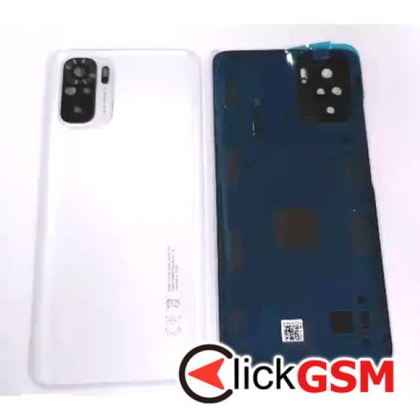 Piesa Piesa Capac Spate Cu Geam Camera Alb Xiaomi Redmi Note 10 3cq5