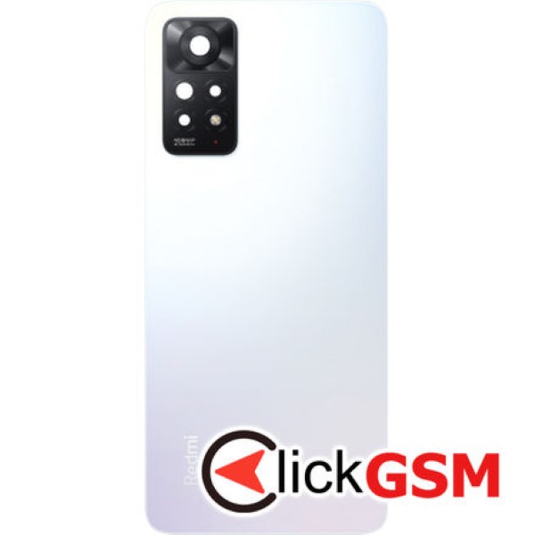 Piesa Capac Spate Cu Geam Camera Alb Xiaomi Redmi Note 11 Pro 3fpx