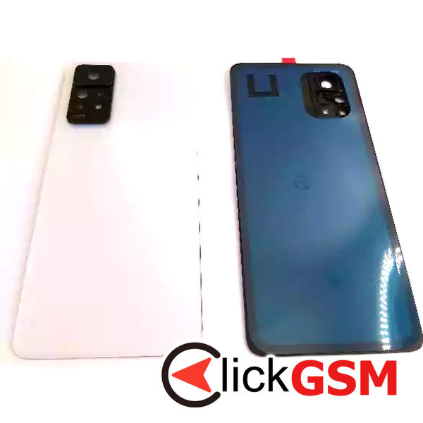 Piesa Capac Spate Cu Geam Camera Alb Xiaomi Redmi Note 11 Pro 5g 39yk