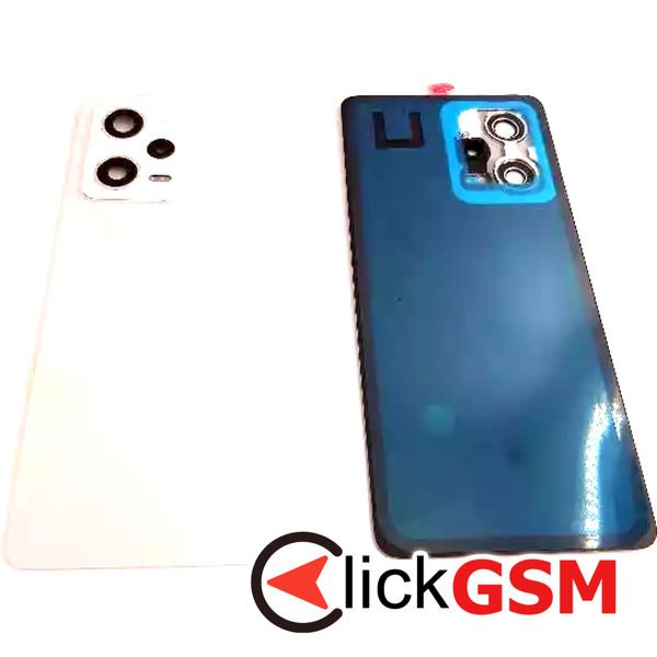 Piesa Capac Spate Cu Geam Camera Alb Xiaomi Redmi Note 12 Pro 5g 3a3w