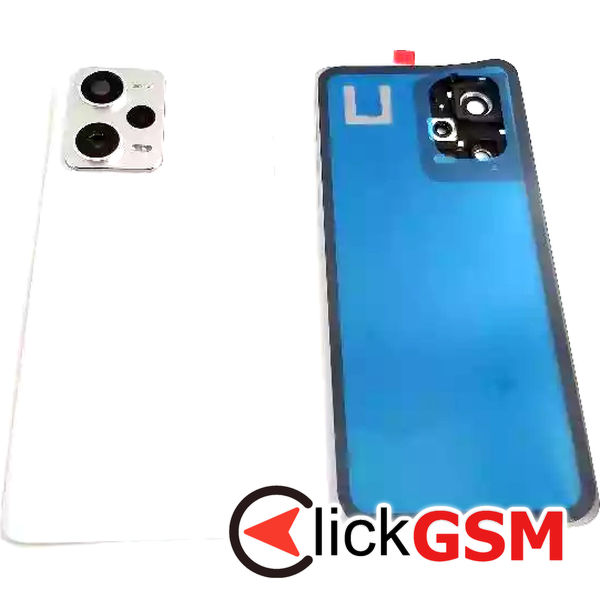 Piesa Capac Spate Cu Geam Camera Alb Xiaomi Redmi Note 12 Pro.plus 3a4q