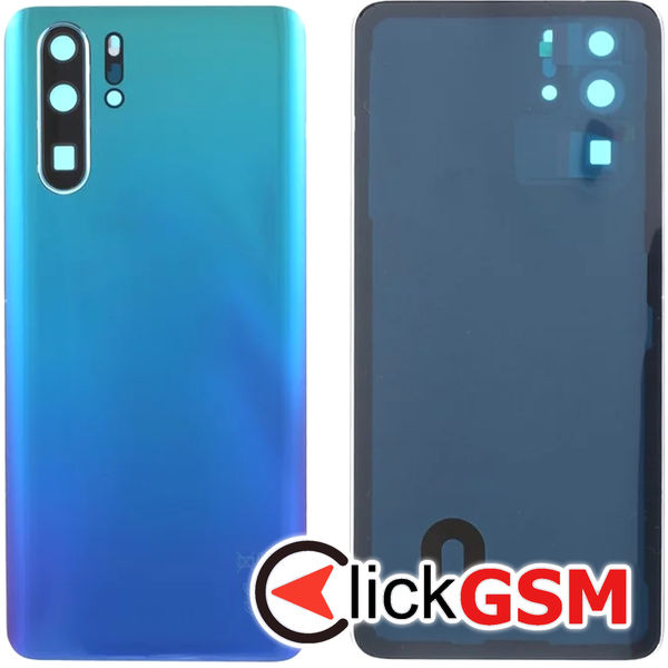 Piesa Capac Spate Cu Geam Camera Albastru Huawei P30 Pro 4s3b