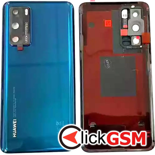 Piesa Capac Spate Cu Geam Camera Albastru Huawei P40 Gju