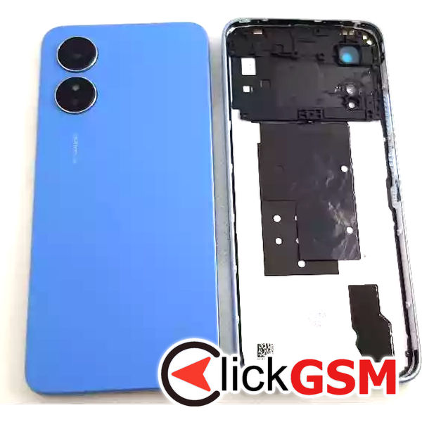 Piesa Piesa Capac Spate Cu Geam Camera Albastru Oppo A17 2qla