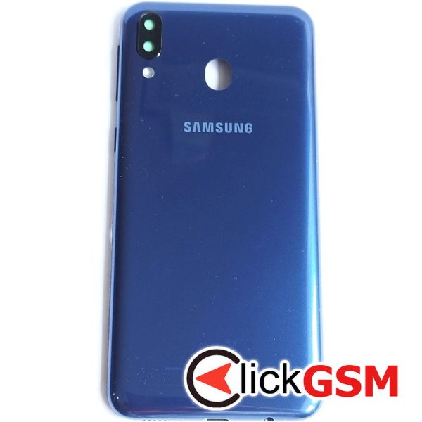 Piesa Capac Spate Cu Geam Camera Albastru Samsung Galaxy M20 1m6