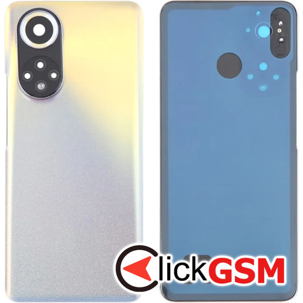 Piesa Capac Spate Cu Geam Camera Argintiu Huawei Nova 9 4rsv