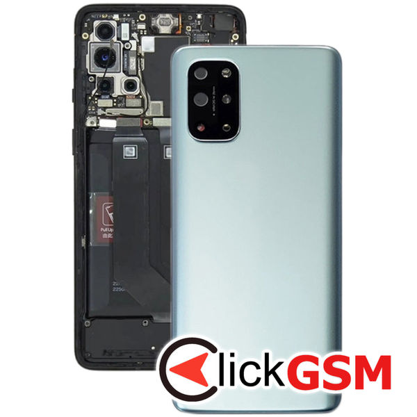 Piesa Capac Spate Cu Geam Camera Argintiu Oneplus 8t 21u9