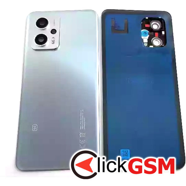 Piesa Piesa Capac Spate Cu Geam Camera Argintiu Xiaomi Poco X4 Gt 397q