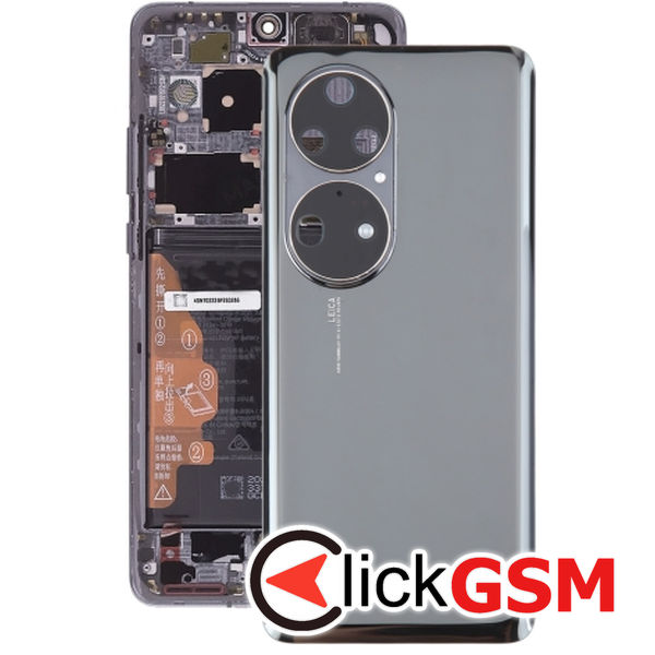 Piesa Capac Spate Cu Geam Camera Black Huawei P50 Pro 1fba