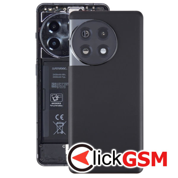 Piesa Piesa Capac Spate Cu Geam Camera Black Oneplus 11r 5g 1f2a