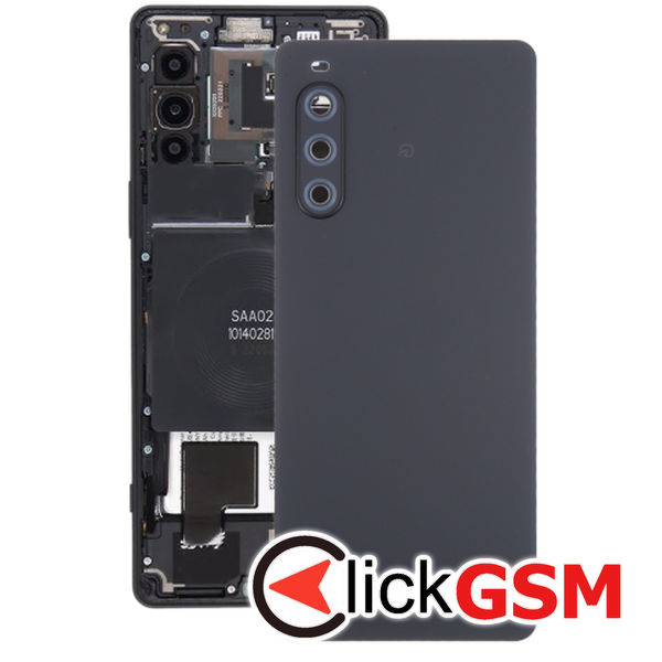 Piesa Capac Spate Cu Geam Camera Black Sony Xperia 10 V 3fpd