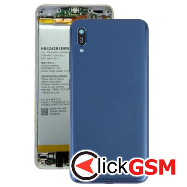 Piesa Piesa Capac Spate Cu Geam Camera Blue Huawei Y6 2019 2evn