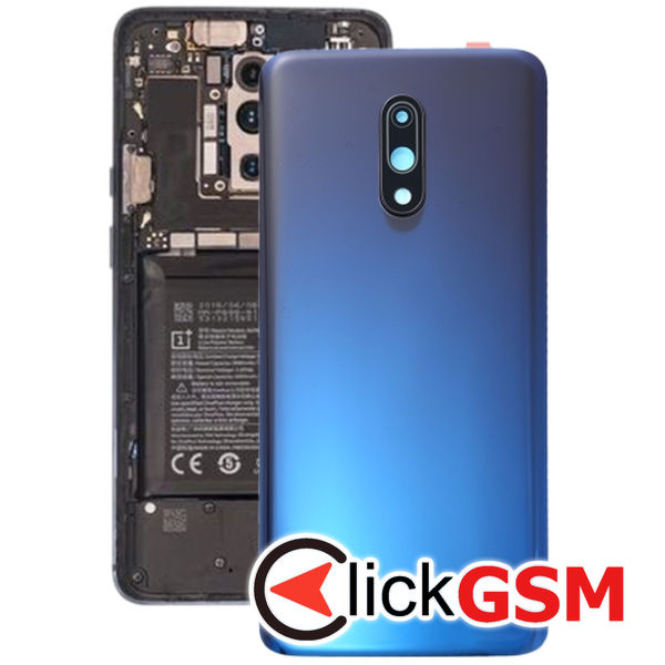 Piesa Capac Spate Cu Geam Camera Blue Oneplus 7 21yu