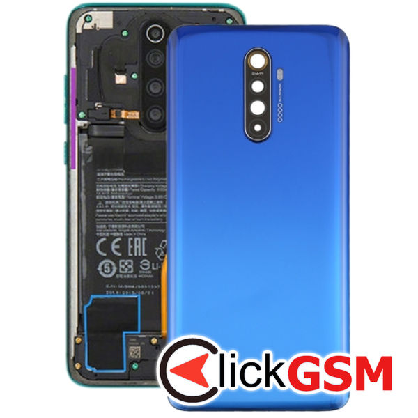 Piesa Piesa Capac Spate Cu Geam Camera Blue Realme X2 Pro 4nx7