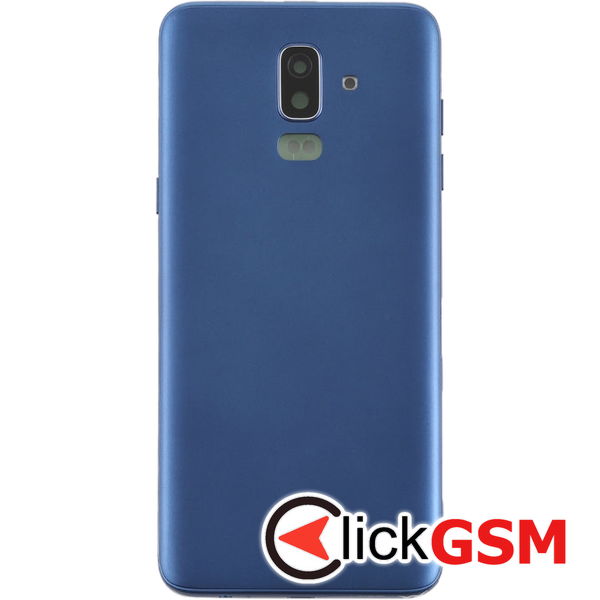 Piesa Capac Spate Cu Geam Camera Blue Samsung Galaxy J8 4ar3