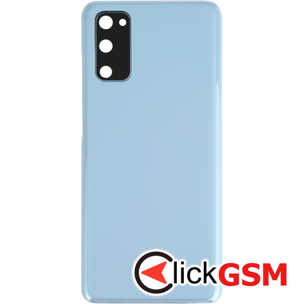 Piesa Capac Spate Cu Geam Camera Blue Samsung Galaxy S20 4avf