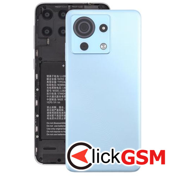 Piesa Capac Spate Cu Geam Camera Blue Zte Blade V50 Vita 4pap