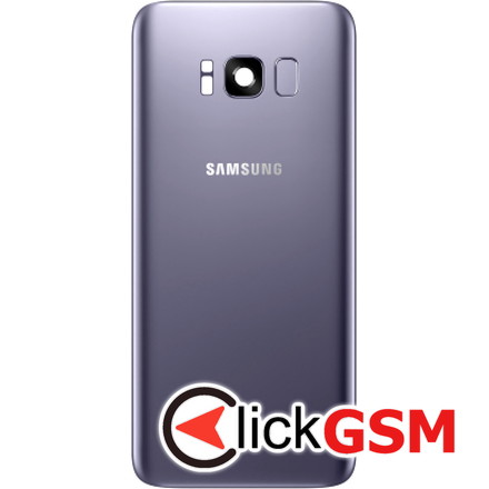 Capac Baterie Mov (Orchid Gray) cu geam camera blitz si senzor amprenta, Swap Samsung Galaxy S8+ G955 