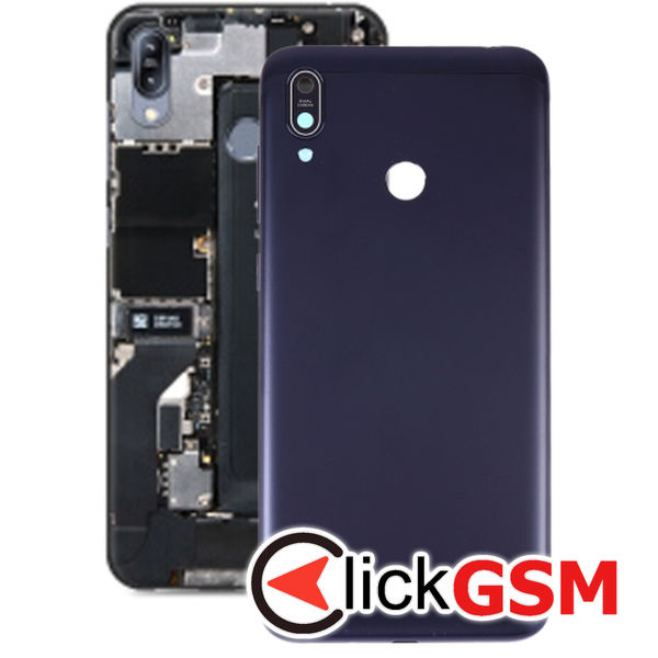 Piesa Capac Spate Cu Geam Camera Dark Blue Asus Zenfone Max M2 24zu