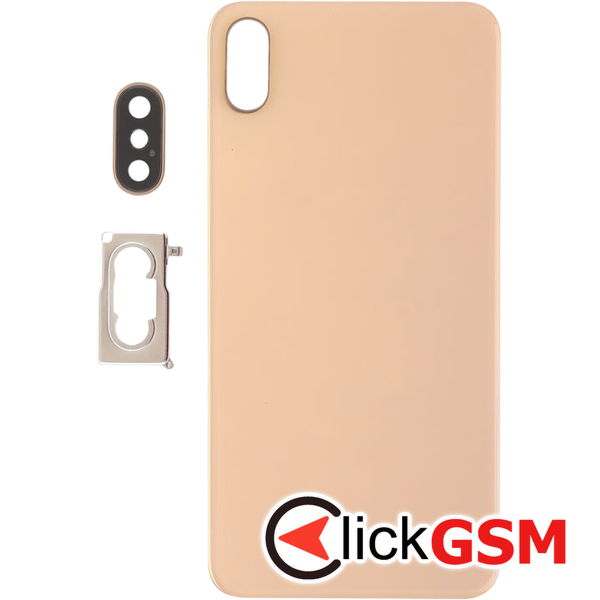 Piesa Capac Spate Cu Geam Camera Gold Apple Iphone Xs Max 4fqr