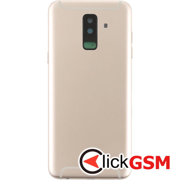 Piesa Capac Spate Cu Geam Camera Gold Samsung Galaxy A6 Plus 2018 4ak2