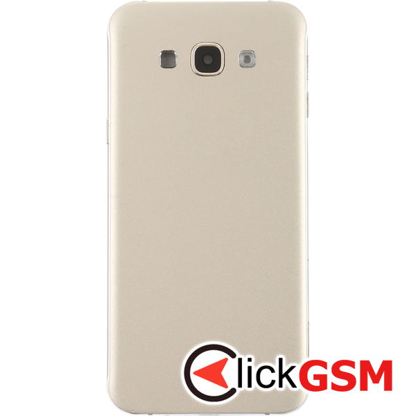 Piesa Piesa Capac Spate Cu Geam Camera Gold Samsung Galaxy A8 4ak1