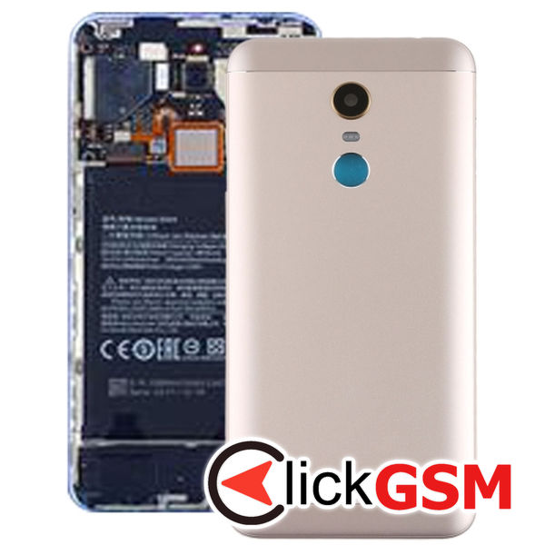 Piesa Piesa Capac Spate Cu Geam Camera Gold Xiaomi Redmi 5 Plus 25w6