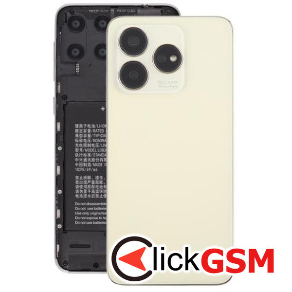 Piesa Capac Spate Cu Geam Camera Gold Zte Axon 60 4p9q