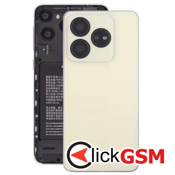 Piesa Piesa Capac Spate Cu Geam Camera Gold Zte Blade V60 Design 4pau