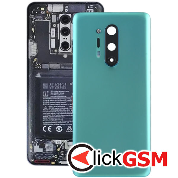 Piesa Capac Spate Cu Geam Camera Green Oneplus 8 Pro 21ue