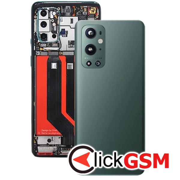 Piesa Capac Spate Cu Geam Camera Green Oneplus 9 Pro 2zx7