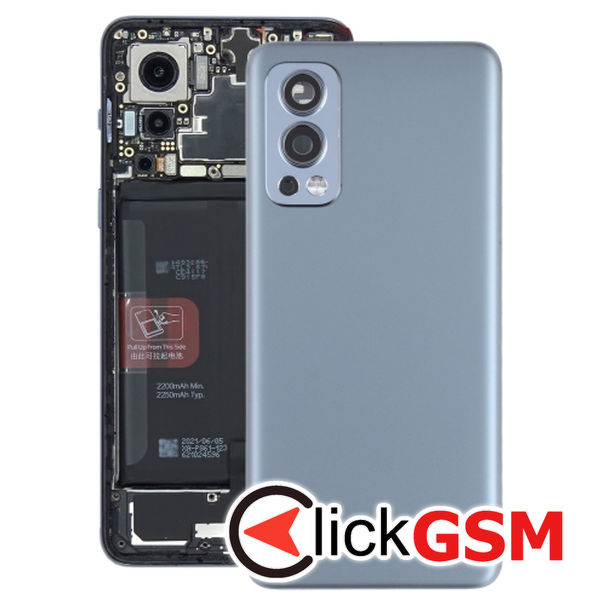 Piesa Piesa Capac Spate Cu Geam Camera Grey Oneplus Nord 2 5g 21u5