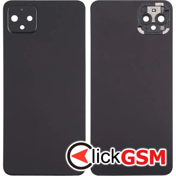 Piesa Piesa Capac Spate Cu Geam Camera Negru Google Pixel 4 4qs7