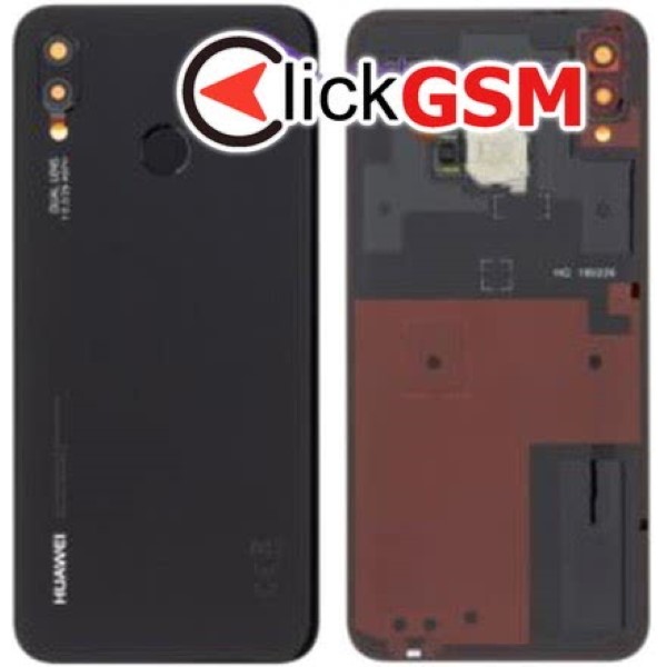 Piesa Capac Spate Cu Geam Camera Negru Huawei P20 Lite 16y4