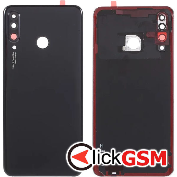 Piesa Capac Spate Cu Geam Camera Negru Huawei P30 Lite 4s1e