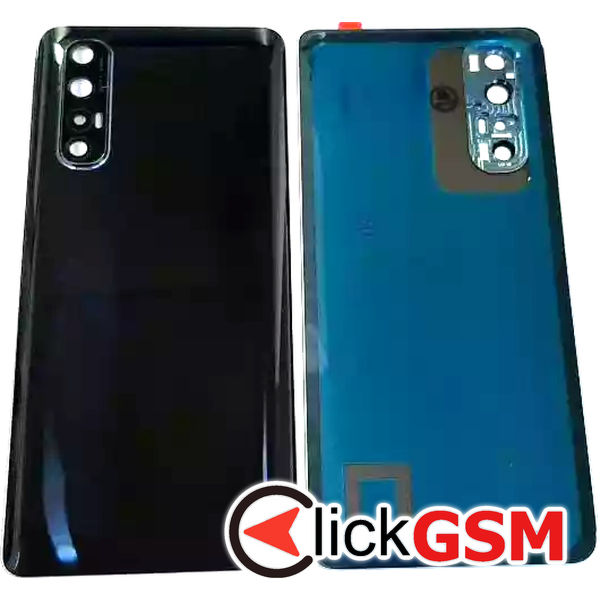 Piesa Capac Spate Cu Geam Camera Negru Oppo Find X2 Neo 31u3