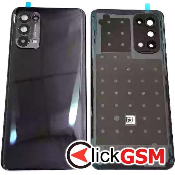 Piesa Capac Spate Cu Geam Camera Negru Oppo Reno5 2qlu