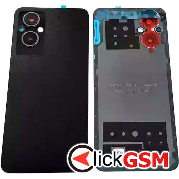 Piesa Piesa Capac Spate Cu Geam Camera Negru Oppo Reno8 Lite 5g 2yq3