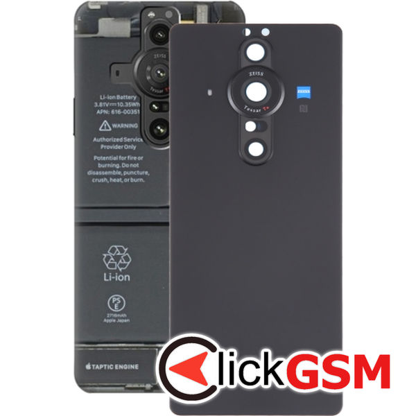 Piesa Capac Spate Cu Geam Camera Negru Sony Xperia Pro I 2tji