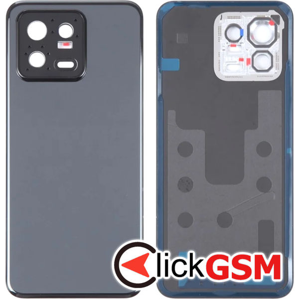 Piesa Piesa Capac Spate Cu Geam Camera Negru Xiaomi 13 4w1x