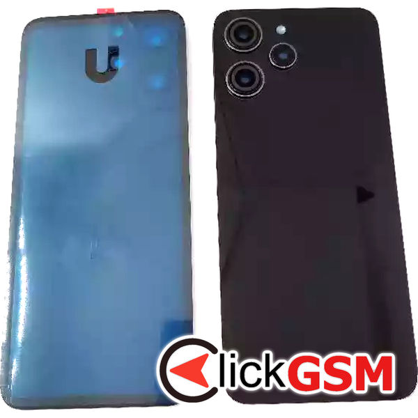 Piesa Capac Spate Cu Geam Camera Negru Xiaomi Redmi 12 1srp