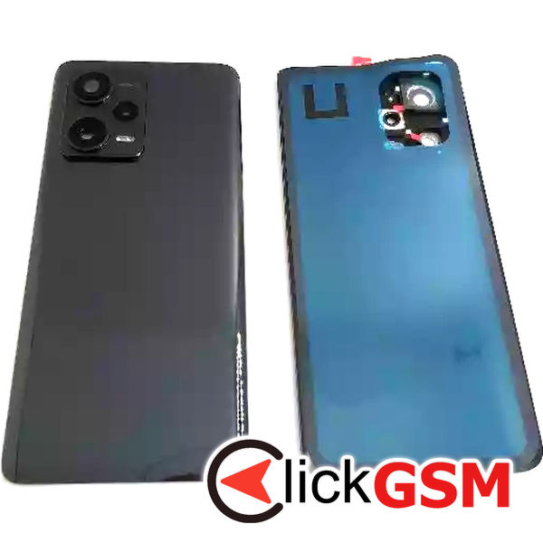 Piesa Capac Spate Cu Geam Camera Negru Xiaomi Redmi Note 12 Pro.plus 3a4u