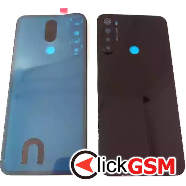 Piesa Piesa Capac Spate Cu Geam Camera Negru Xiaomi Redmi Note 8 Bt4