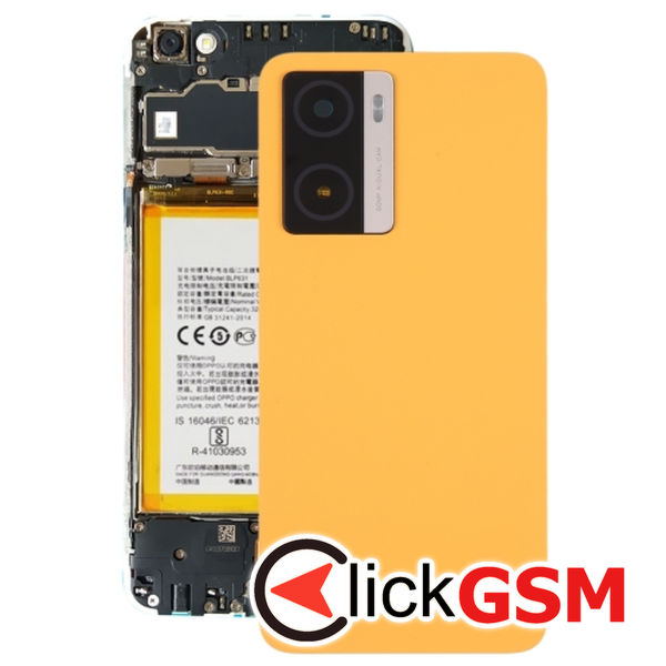 Piesa Capac Spate Cu Geam Camera Orange Oppo A77s 2syy