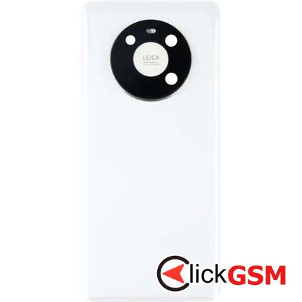 Capac Spate cu Geam Camera White Huawei Mate 40 24pd