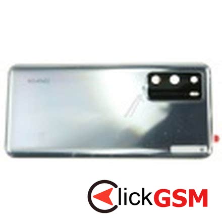 Capac Spate cu Geam Camera Argintiu Huawei P40 7lw